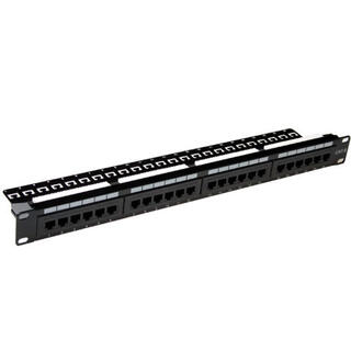 ACT Panel 1U Patch Cat.6 UTP 24p Sort 22-26 AWG U/UTP